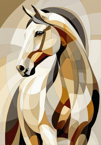 Abstract Horse by Andrea Pallang, 회화 for Sale on Singulart