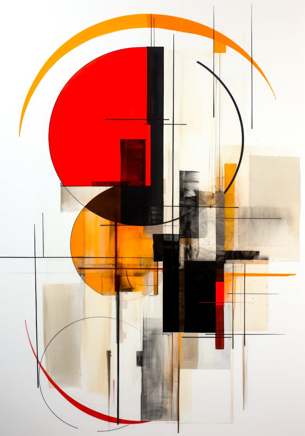 Bauhaus geometric abstract Andrea Pallang