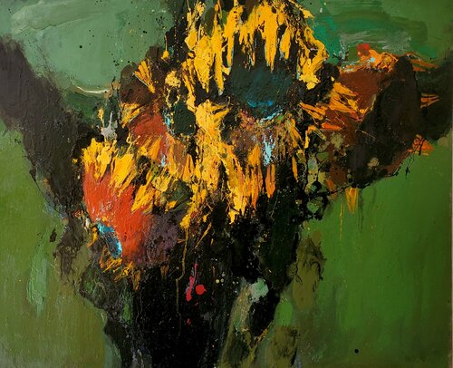 Sunflowers van Mher Chatinyan, Schilderij te koop op Singulart