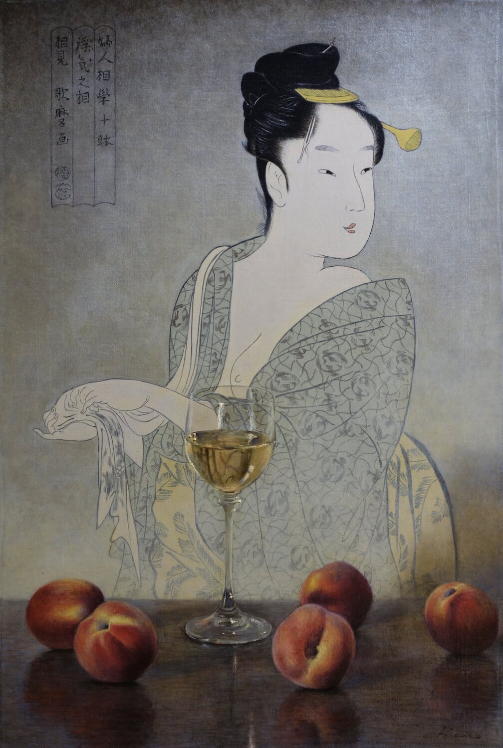 三浦賢一画伯　油彩　向日葵 Kenichi Miura: 画家 Austrian - Singulart
