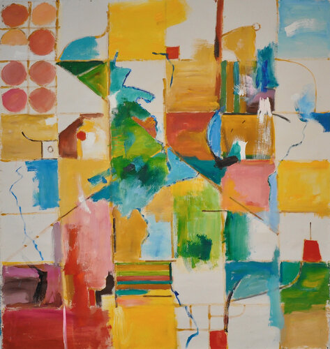 Heartland At 30,000 Feet par Richard Kattman, Peinture en vente sur Singulart