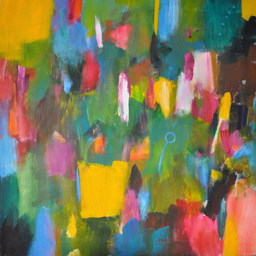 Peony Yarrow de Richard Kattman, Pintura a la venta en Singulart