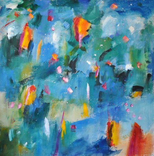 Space by Richard Kattman, 油畫 for Sale on Singulart