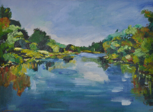 Summer River von Richard Kattman, Malerei kaufen auf Singulart