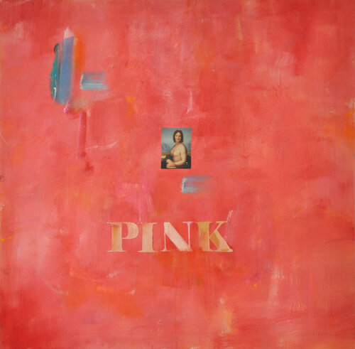 Mona Vana Pink di Richard Kattman, Pittura in vendita su Singulart