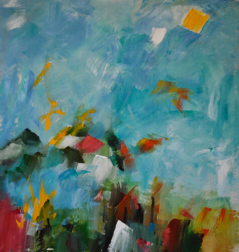 Aquamarine di Richard Kattman, Pittura in vendita su Singulart