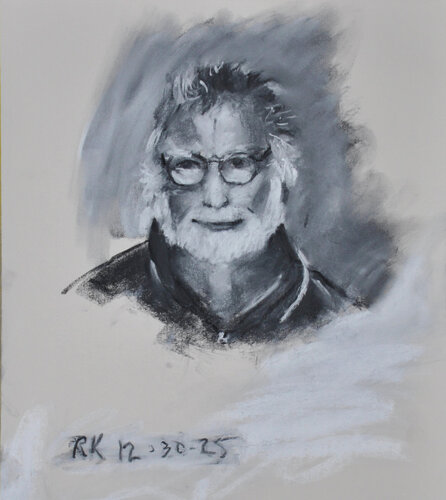 Drawing of an Internet Friend di Richard Kattman, Disegno in vendita su Singulart