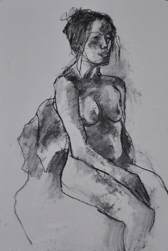 Woman from the North Country par Richard Kattman, Dessin en vente sur Singulart