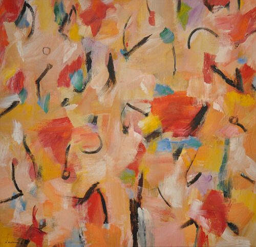 Poppies di Richard Kattman, Pittura in vendita su Singulart