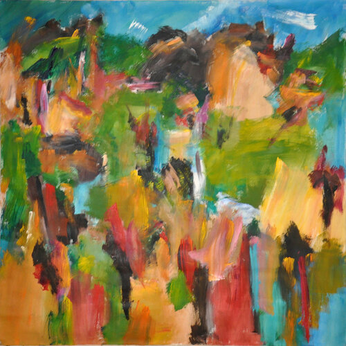 Brush Creek Wyoming di Richard Kattman, Pittura in vendita su Singulart