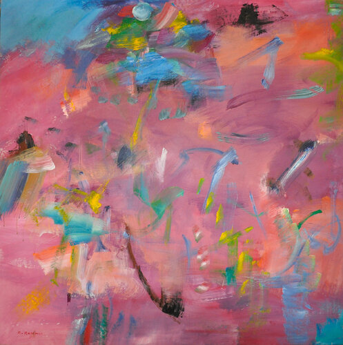Violet Bleu van Richard Kattman, Schilderij te koop op Singulart