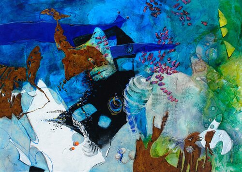 Caprichos marinos I von Alejandro Martínez-Peña, Malerei kaufen auf Singulart