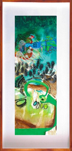 Danzas org´anicas II par Alejandro Martínez-Peña, Peinture en vente sur Singulart