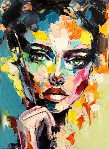 In the Moment of Revelation van Lana Frey, Schilderij te koop op Singulart