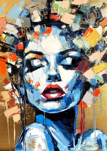 Whim of Summer van Lana Frey, Schilderij te koop op Singulart