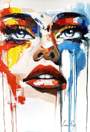The Line of Tension par Lana Frey, Peinture en vente sur Singulart