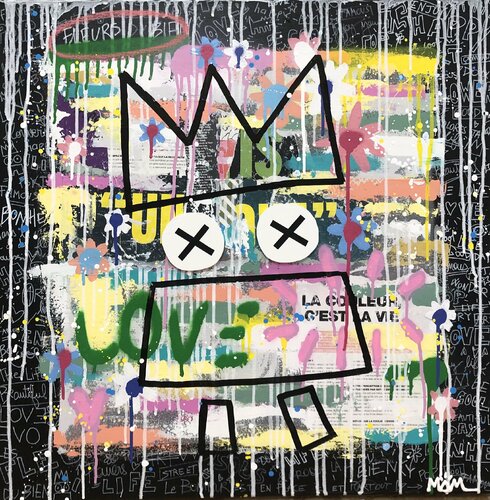 LA COULEUR C’EST LA VIE van Mam, Schilderij te koop op Singulart