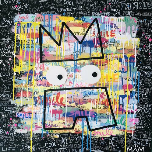 Smile pote van Mam, Schilderij te koop op Singulart