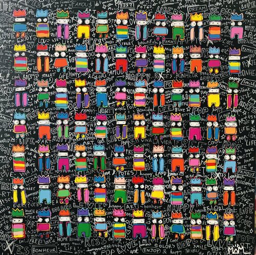TRIBU STREET van Mam, Schilderij te koop op Singulart