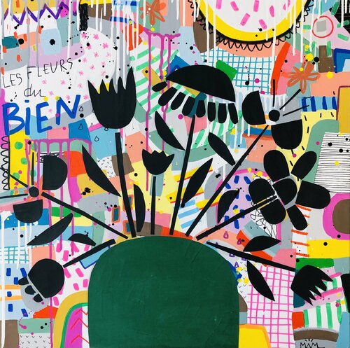 HAPPINESS van Mam, Schilderij te koop op Singulart