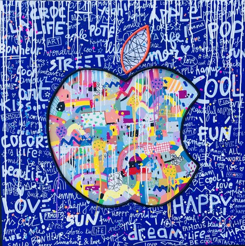 CROC LA LIFE di Mam, Pittura in vendita su Singulart