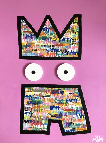 HAPPY POTE van Mam, Schilderij te koop op Singulart