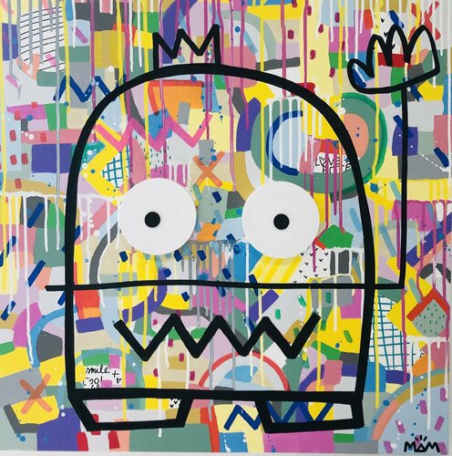 MONSTER POTE di Mam, Pittura in vendita su Singulart