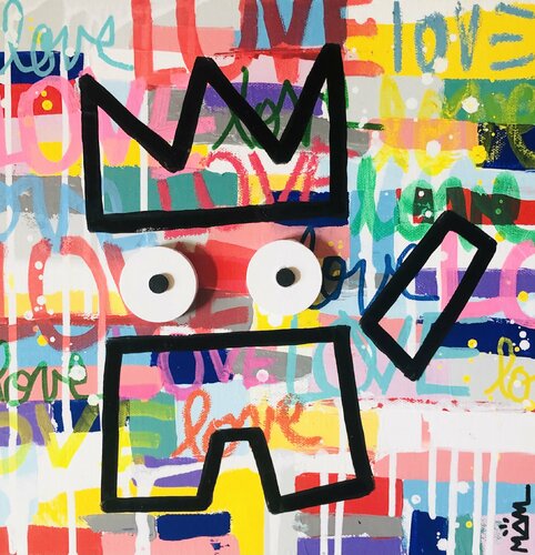 LOVE van Mam, Schilderij te koop op Singulart