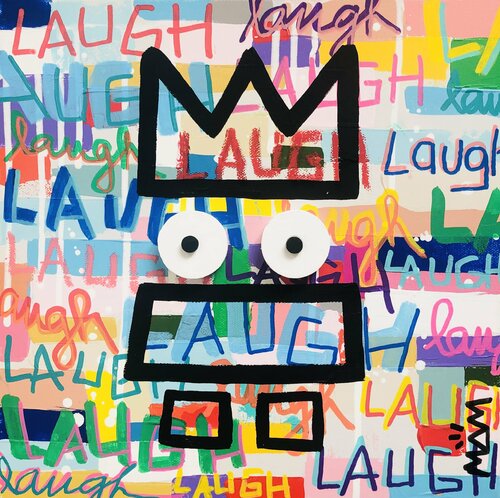LAUGH van Mam, Schilderij te koop op Singulart