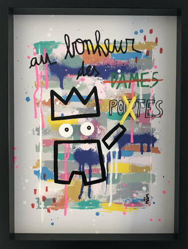 AU BONHEUR DES POTES di Mam, Pittura in vendita su Singulart