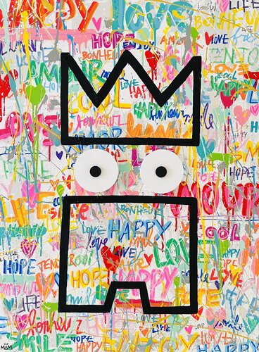 HAPPY POTE van Mam, Schilderij te koop op Singulart