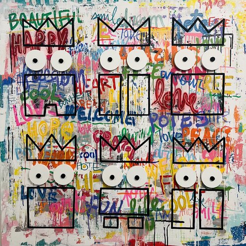 BANDE DE POTES van Mam, Schilderij te koop op Singulart