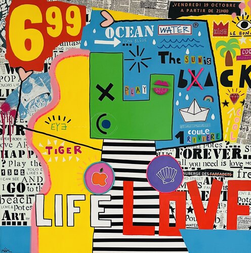 BLUE OCEAN de Mam, Pintura a la venta en Singulart