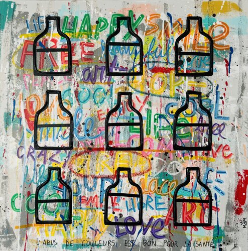 ABUS DE COULEURS van Mam, Schilderij te koop op Singulart