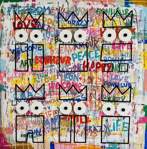 LES POTES van Mam, Schilderij te koop op Singulart
