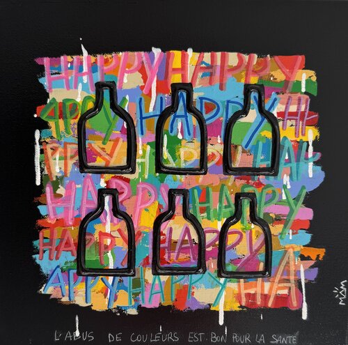ABUS DE COULEURS van Mam, Schilderij te koop op Singulart