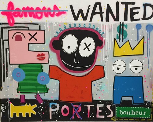 WANTED van Mam, Schilderij te koop op Singulart