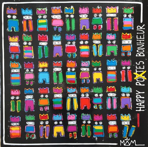 Happy Confi-Potes  /N528 van Mam, Schilderij te koop op Singulart