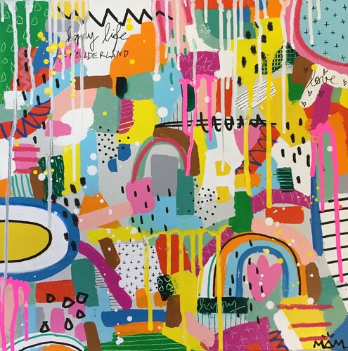 WONDERLAND van Mam, Schilderij te koop op Singulart