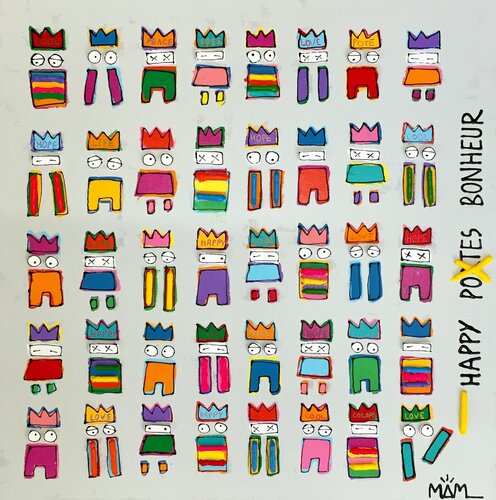 TRIBU POTES van Mam, Schilderij te koop op Singulart