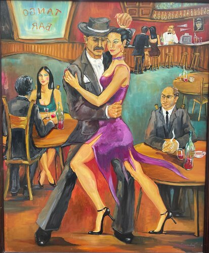 Milonga sentimental van martha escondeur, Schilderij te koop op Singulart