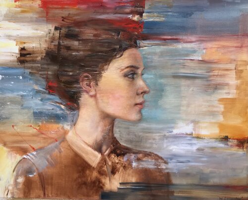 Pasajera sin retorno by martha escondeur, Painting for Sale on Singulart