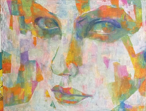 Agnes by martha escondeur, 油畫 for Sale on Singulart