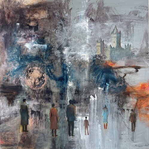 Caminantes by martha escondeur, 회화 for Sale on Singulart