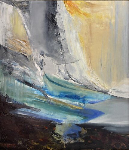 Tres puntos by martha escondeur, 회화 for Sale on Singulart