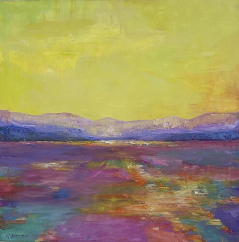 Lilas en el campo de martha escondeur, Pintura a la venta en Singulart