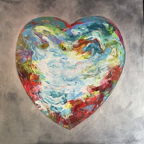 Corazón de la tierra by martha escondeur, Painting for Sale on Singulart