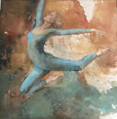 Entre el cielo y la tierra by martha escondeur, Painting for Sale on Singulart