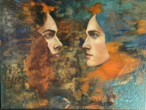 El espejo par martha escondeur, Peinture en vente sur Singulart