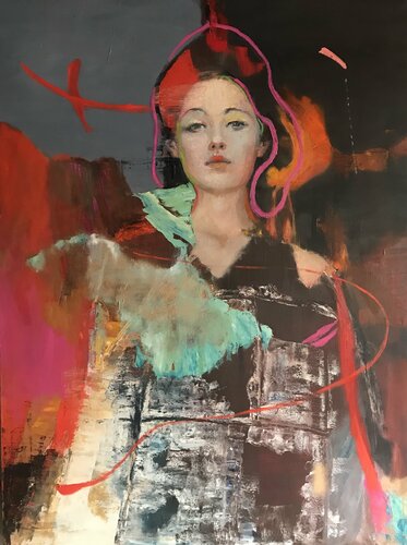 Soraya di martha escondeur, Pittura in vendita su Singulart